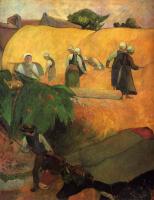 Gauguin, Paul - Haymaking in Brittany